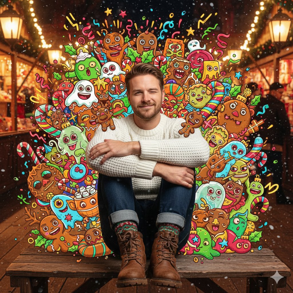 Craft Your Own Whimsical Christmas Portrait!