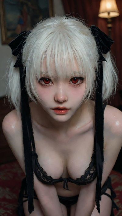 Melancholic Elegance in Cinematic Three-Point Lighting