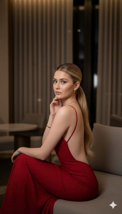 Elegance Unleashed: A Glamorous Moment