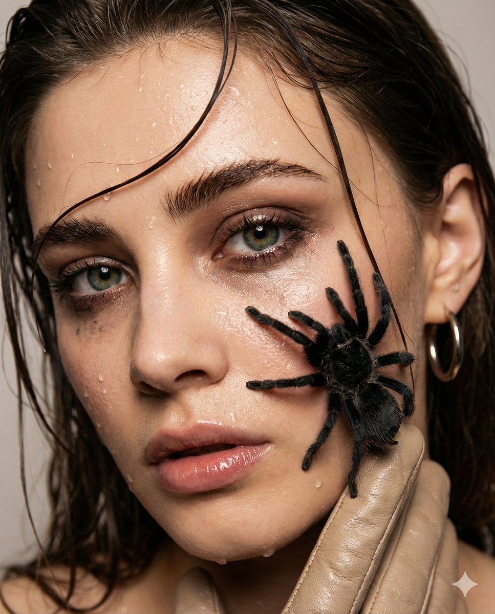 Surreal Elegance: A Bold Close-Up Encounter