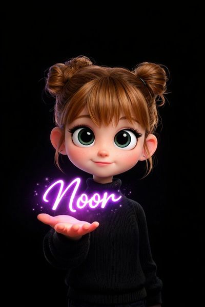 A Magical Neon Glow with Noor