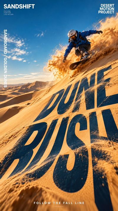 Create an Immersive Sports Campaign Poster with Dynamic Typography
