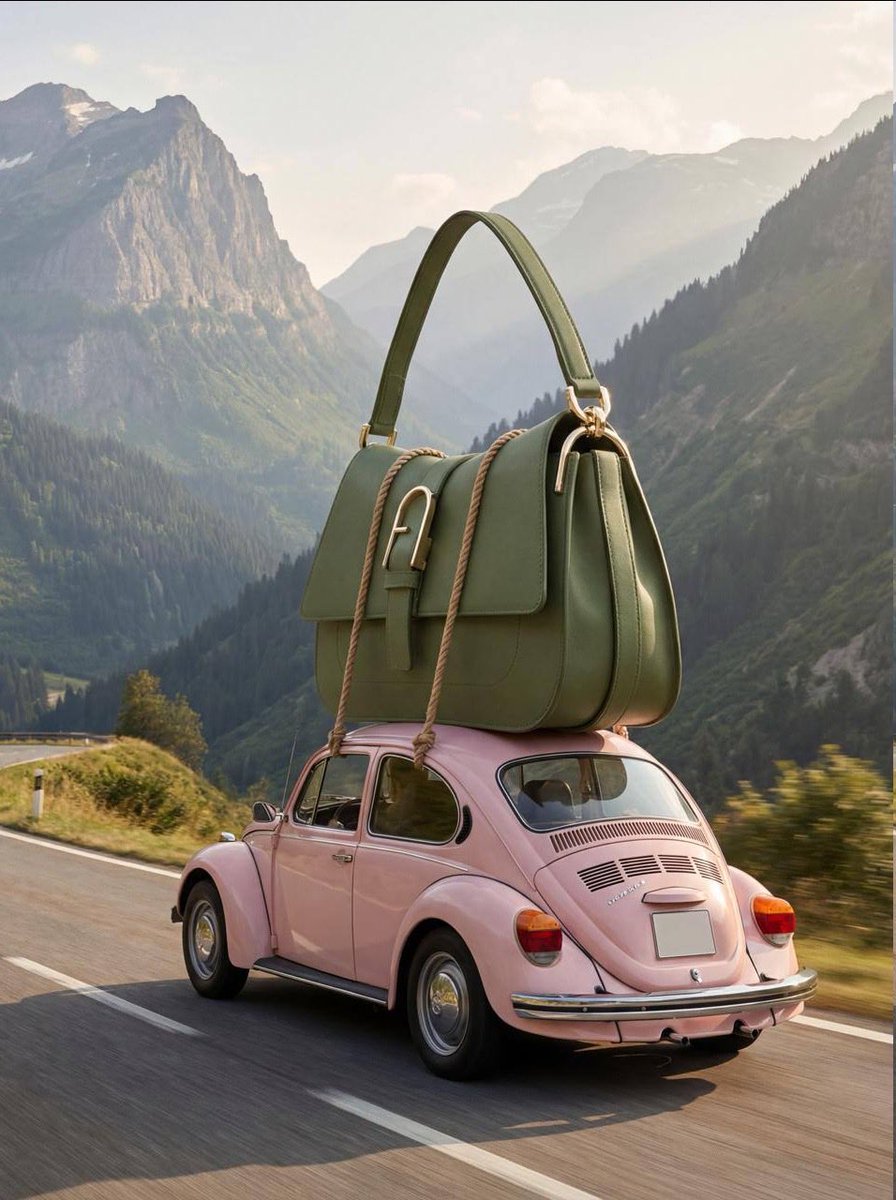 Luxury on the Move: A Surreal Fashion Journey