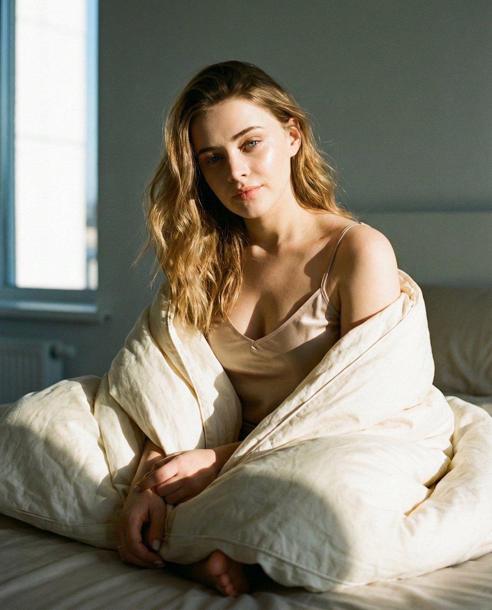 Serenity in Sunlight: A Morning Portrait
