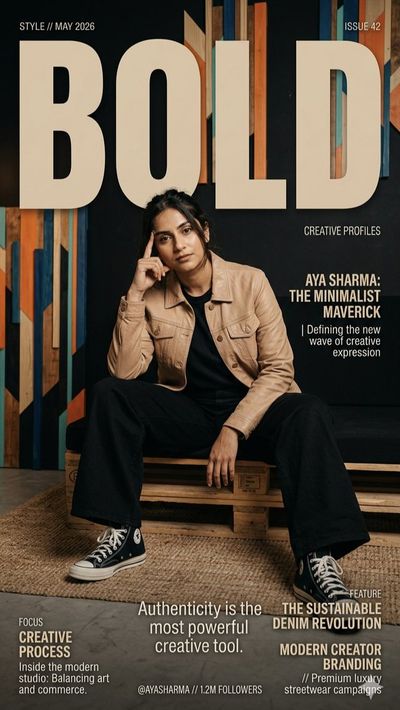 BOLD: Aya Sharma Redefines Minimalist Fashion