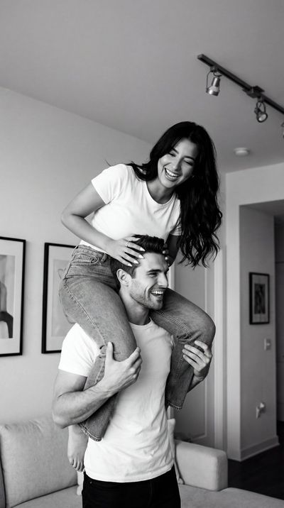 Playful Moments in Monochrome