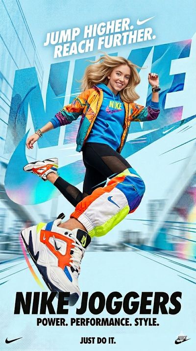 Defying Gravity with Nike Joggers