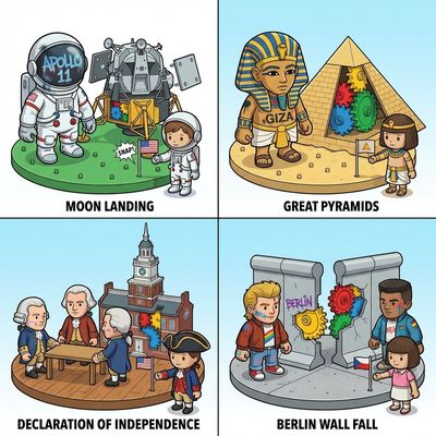 Toy-Style History: Reimagining Epic Moments