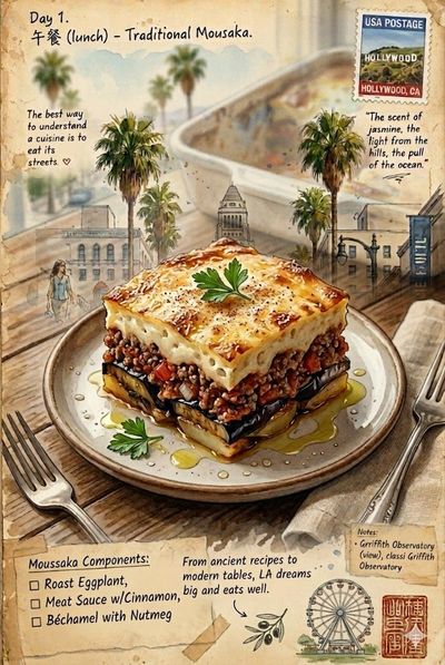 Culinary Journey: Moussaka in the City of Angels