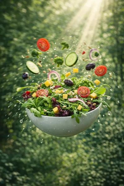 Freshness in the Forest: A Floating Salad Bowl