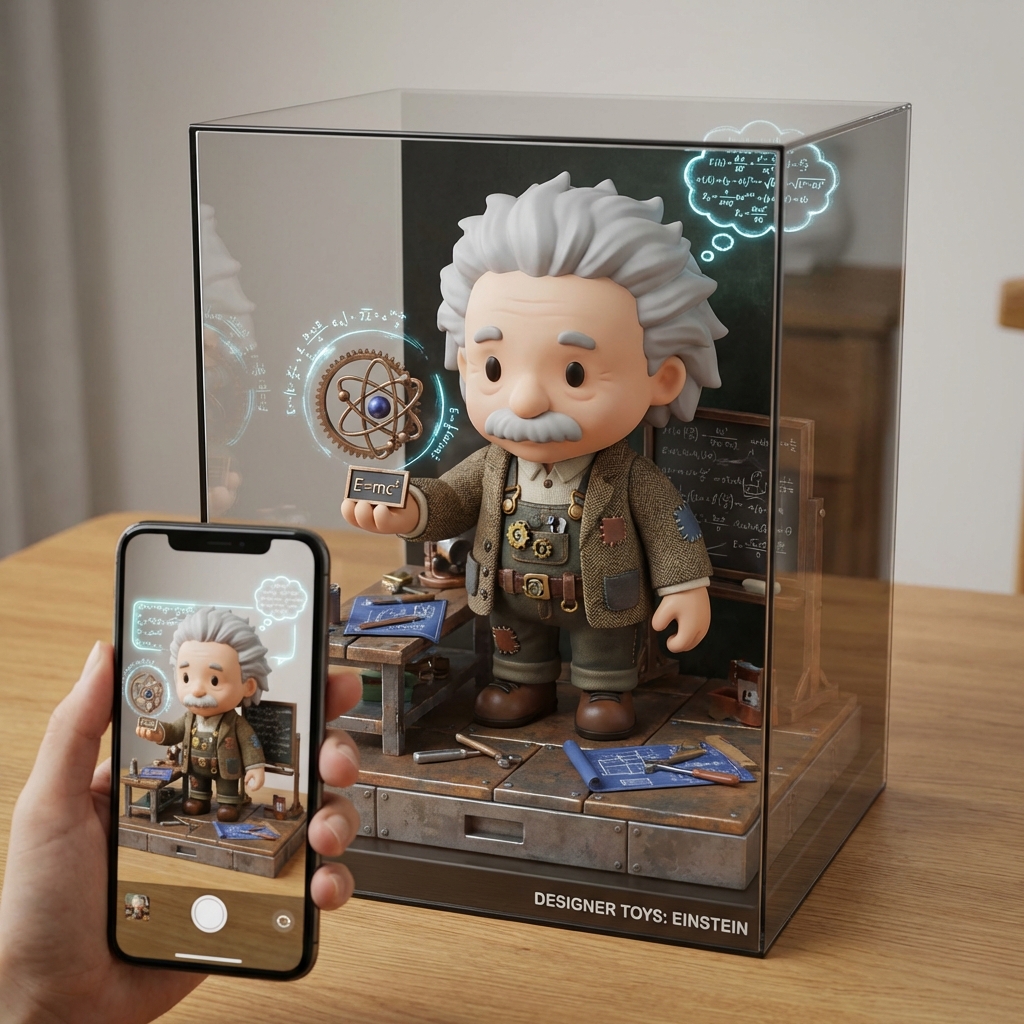 Kawaii Inventors: Toy Figures of Scientific Icons