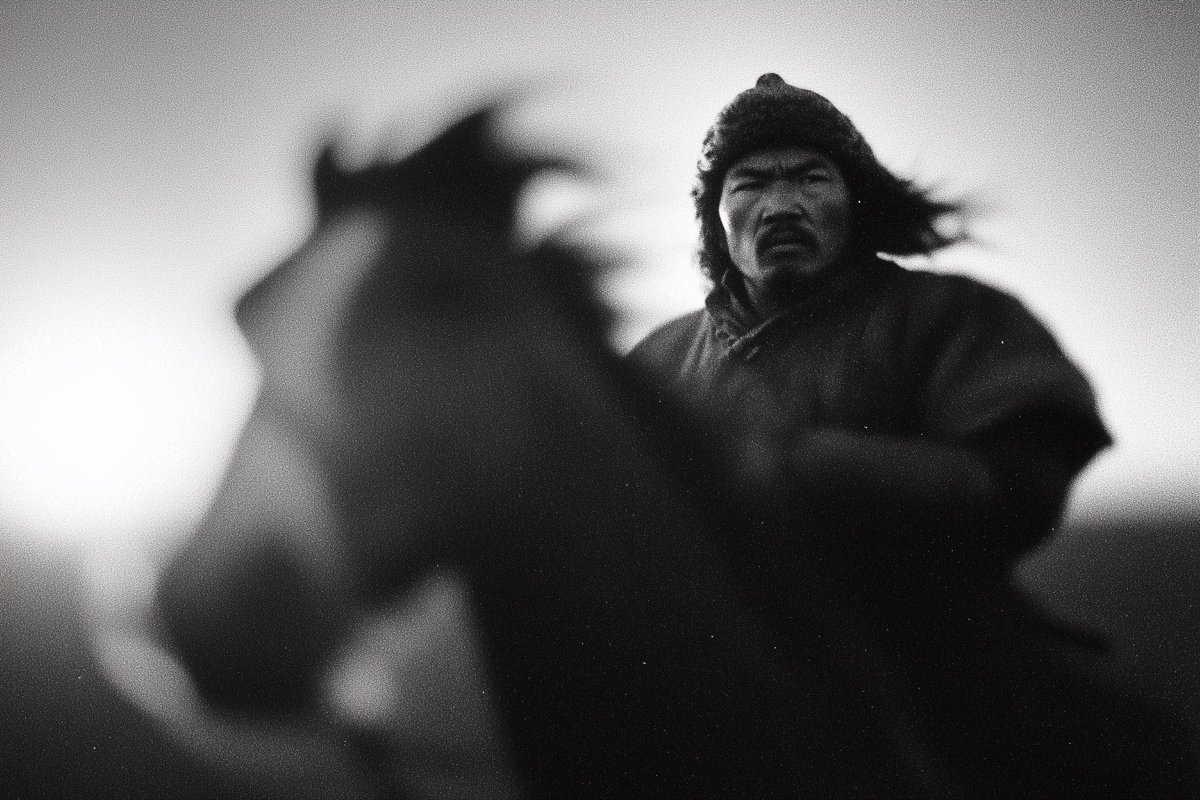 Timeless Khan: A Portrait in Black and White