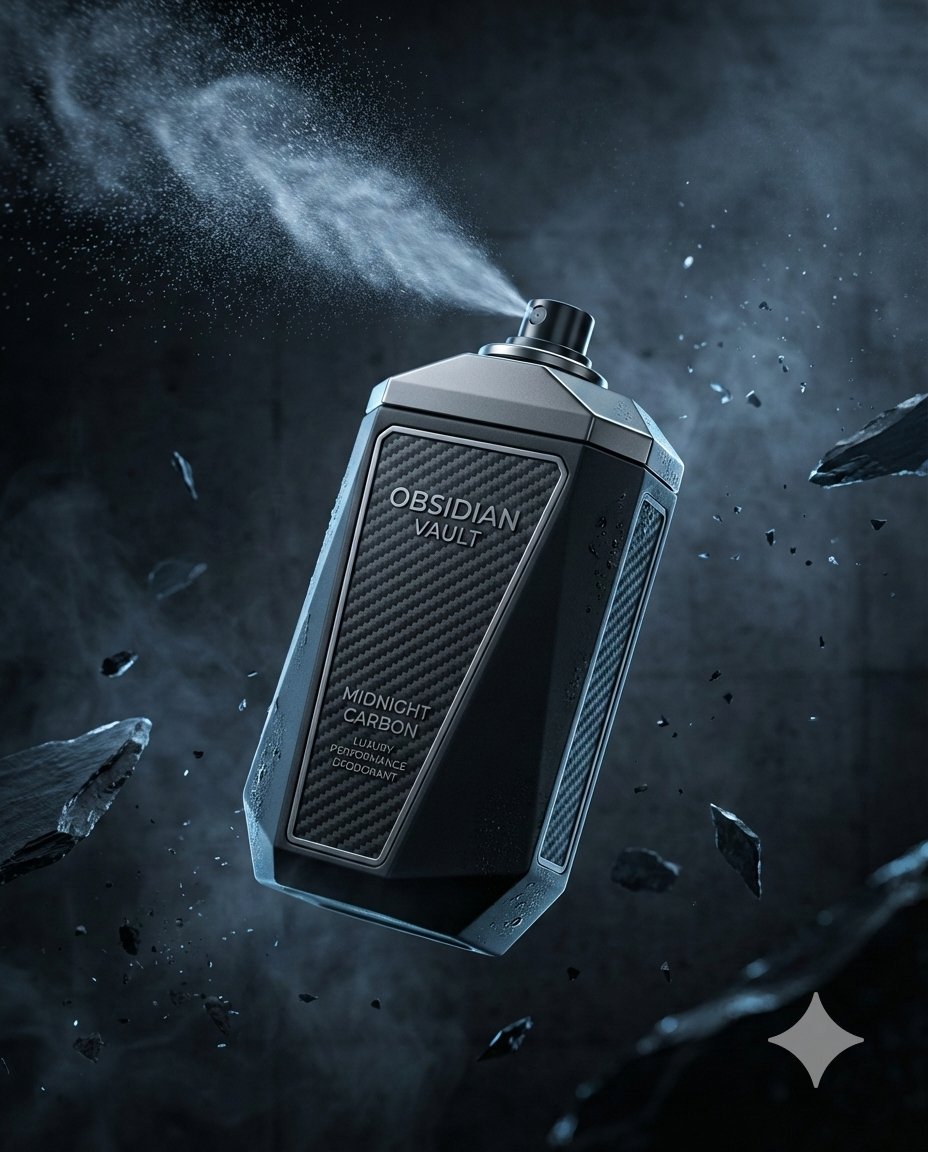 Precision in Performance: Obsidan Vault Midnight Carbon Deodorant