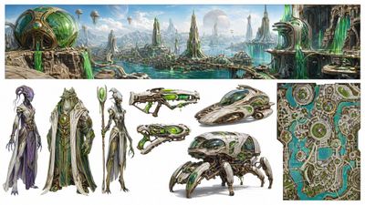 Alien World of Green Slime Technology