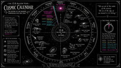 The Cosmic Calendar: A Year of Universal History