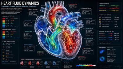 Heart Dynamics: A Fluid Visualization Masterpiece