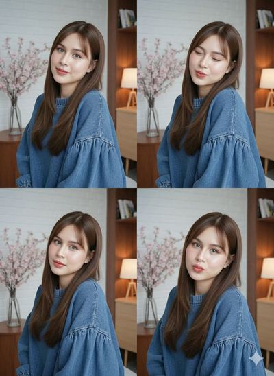 Charming Collage: A Modern Woman's Essence