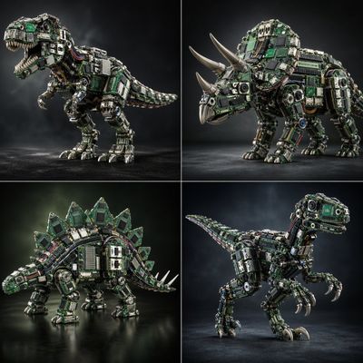Dinosaurs Reimagined: The Raspberry Pi Creations
