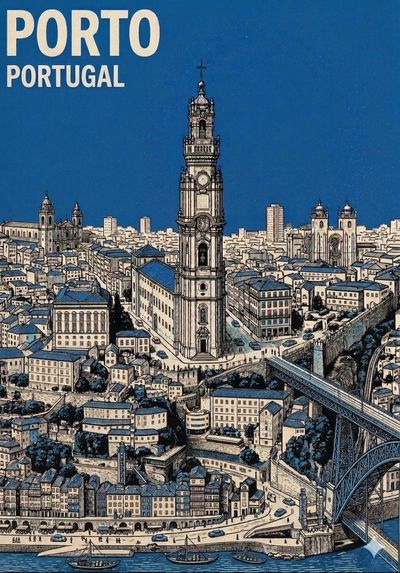 Timeless Charm of [CITY NAME]: A Vintage Travel Poster