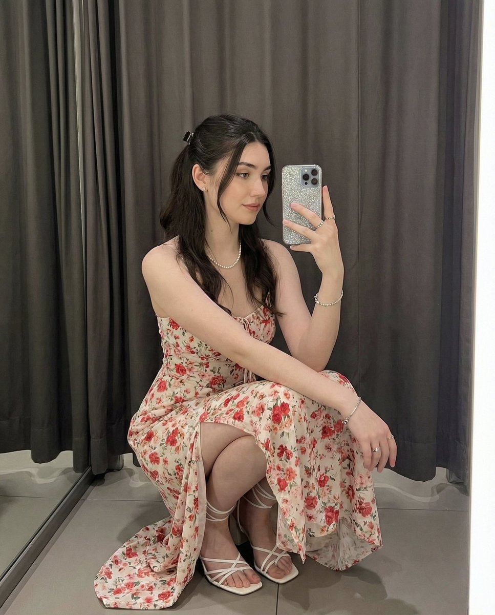 Elegance Captured: A Mirror Selfie Marvel