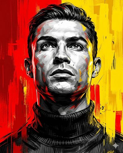 Bold Determination in Red and Yellow