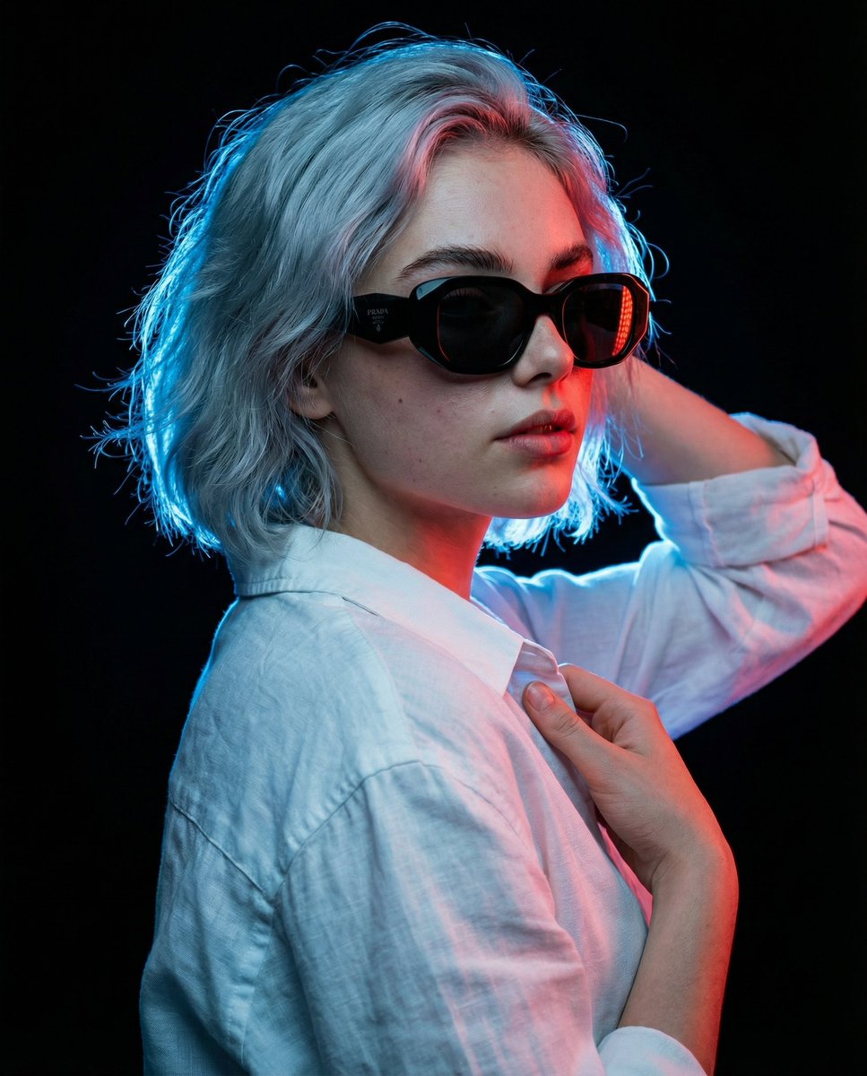 Fierce Fashion in Cinematic Contrast