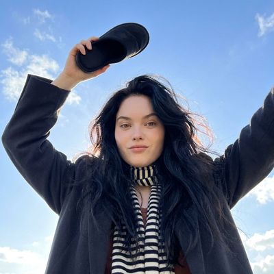 Powerful Stance in the Sky: A Bold Portrait