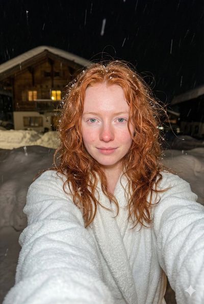 Chill Vibes: A Winter Selfie Charm