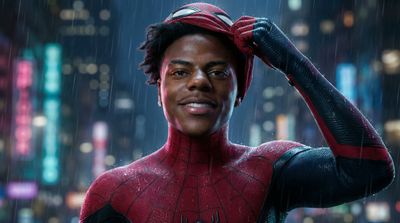 Hyper-Realistic Spider-Man Portrait with Cinematic Lighting