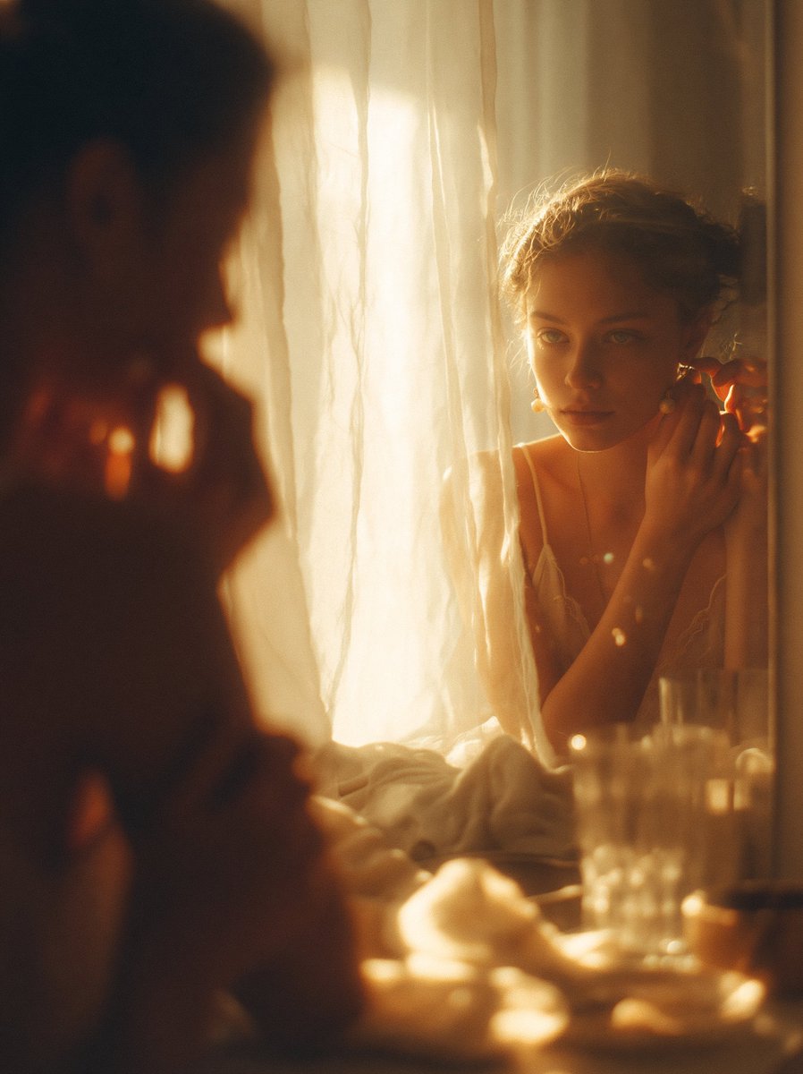 Soft Afternoon Glow Through Sheer Curtains