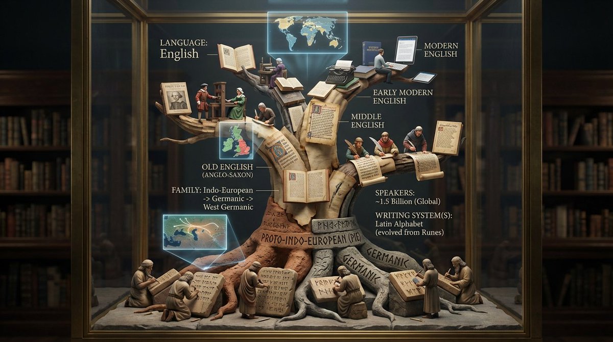 The Linguistic Tree of Evolution