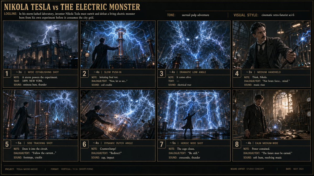 Tesla vs The Electric Beast: A Cinematic Clash