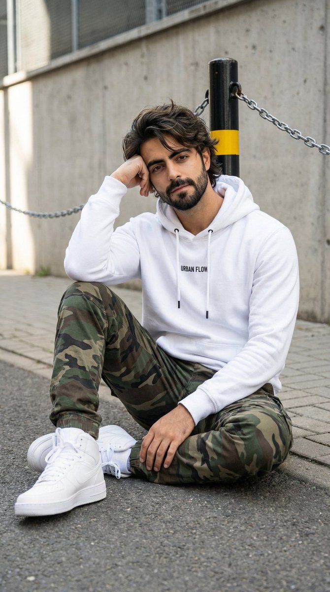 Urban Confidence: A Stylish Street Moment