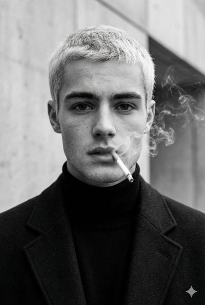 Monochrome Elegance: A Fashion Portrait