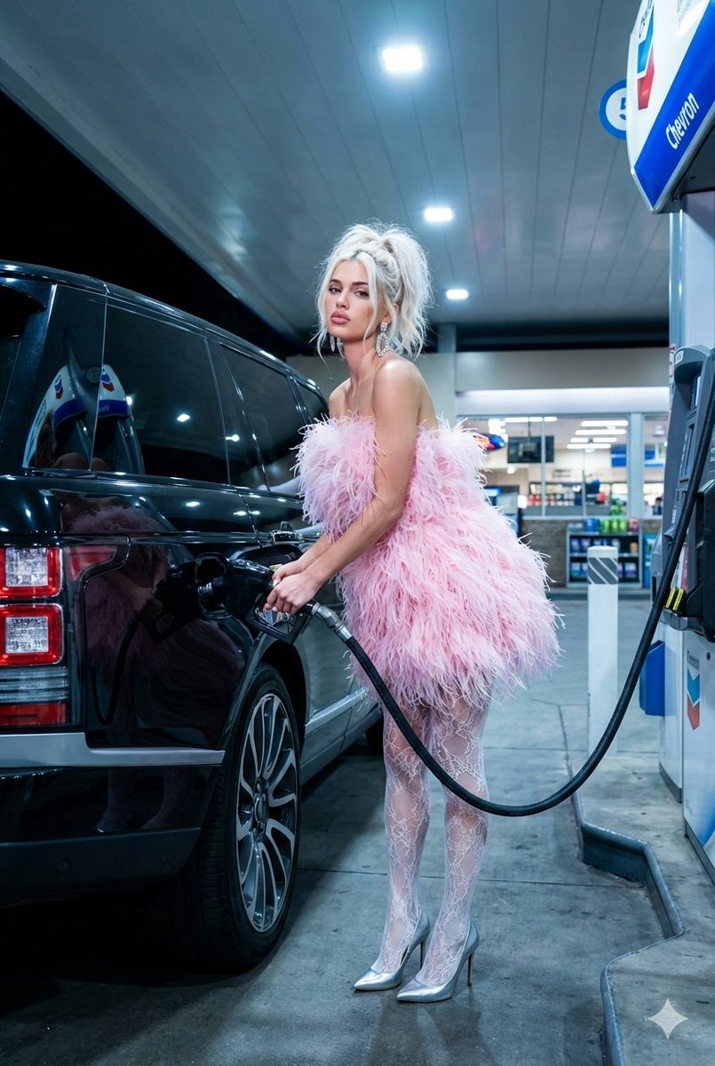 Glamorous Refuel: High Fashion Meets Everyday Life