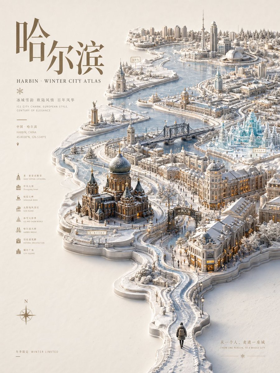 Relief City Atlas: Seasonal Journeys in Miniature