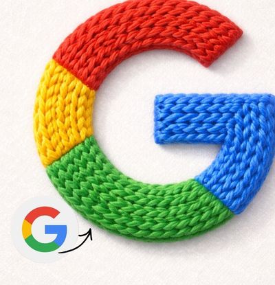 Cozy Knitted Instagram Logo