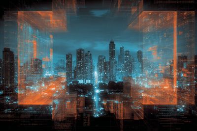 Futuristic Holograms: A Cyberpunk Dream