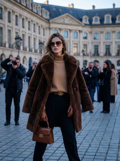 Winter Elegance in Parisian Streets