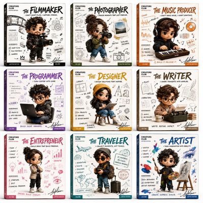 Nine creative archetypes shine in a premium card collection