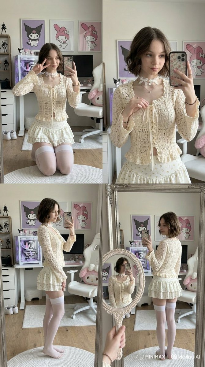 Gamer-Chic Mirror Moment