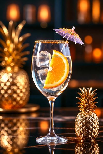 Golden Elegance: The Luxe Cocktail Moment