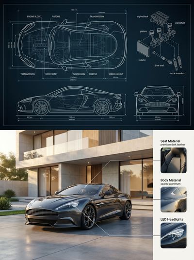 Precision Blueprint Meets Real-World Automotive Luxury