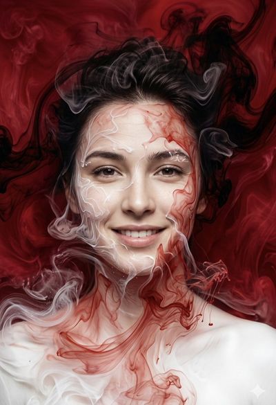 Ethereal Elegance: A Portrait of Fluid Beauty