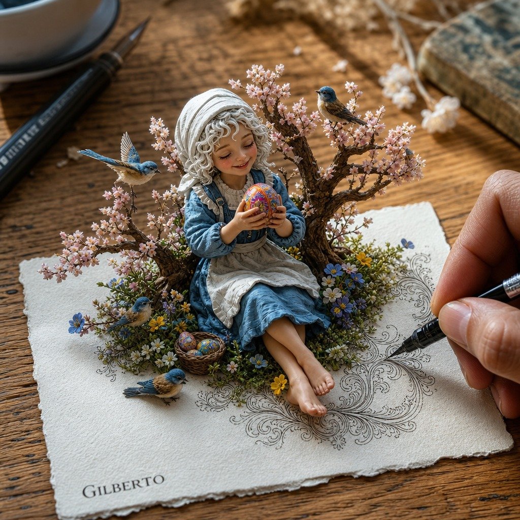 Artist Creates Living Artwork: A Macro View of Imagination