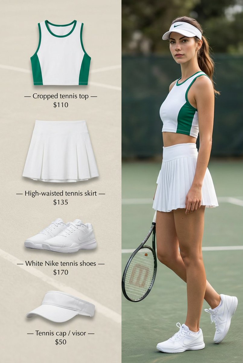 Elegant Tennis Editorial: A Fusion of Style and Sport