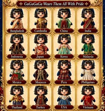 Global Fashion Icons: A Chibi's Cultural Journey