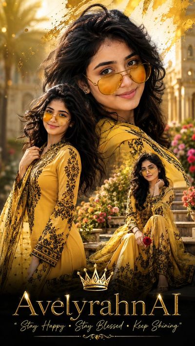 Vaisshnavi poses in mustard yellow ethnic wear at palace garden