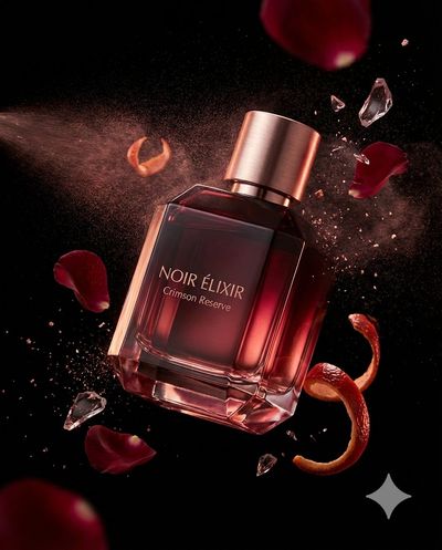NOIR ÉLIXIR: A Glimpse of Luxury in Crimson