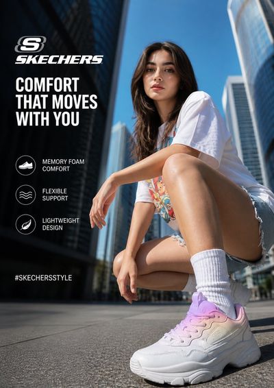 Urban Power Pose Sneaker Campaign